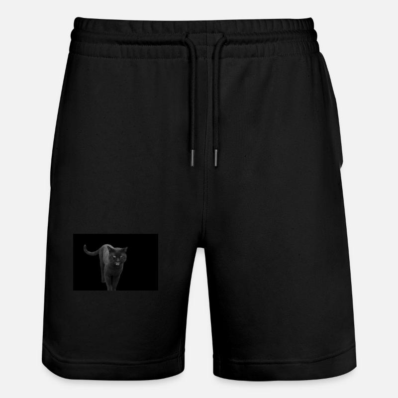 chat noir chat chaton - Short de jogging bio TRAINER Stanley/Stella unisexe - noir