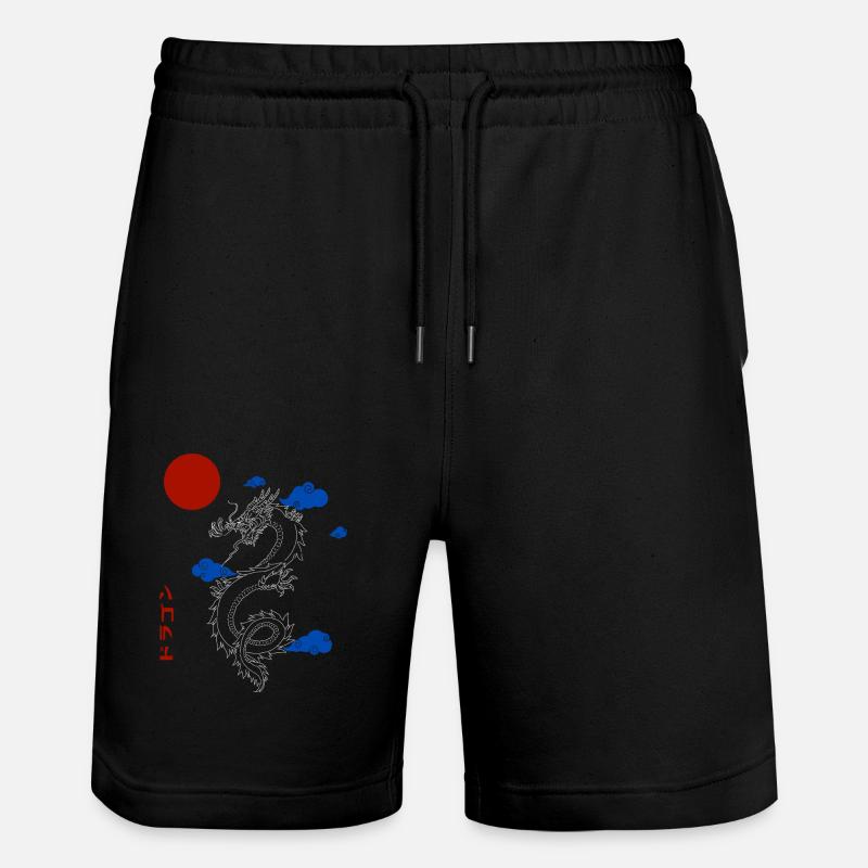 Dragon - Short de jogging bio TRAINER Stanley/Stella unisexe - noir