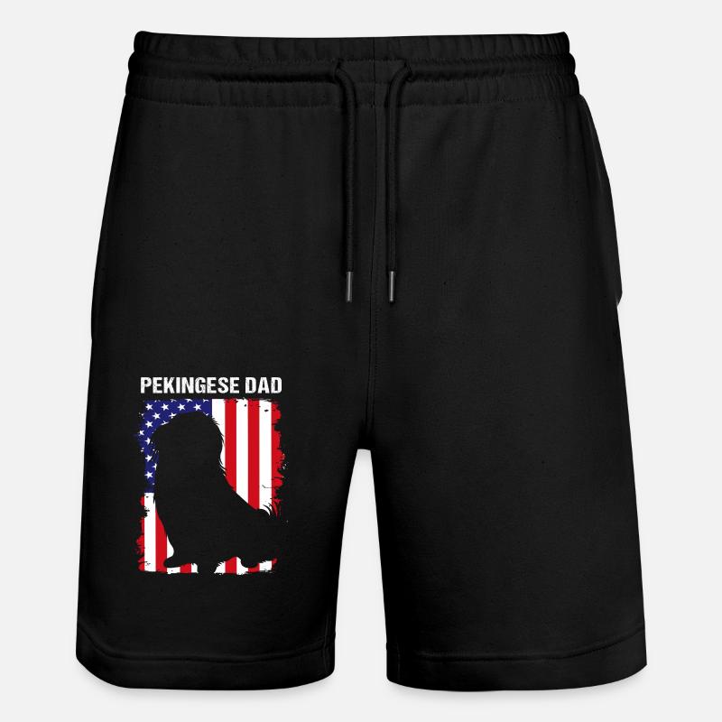 Pékinois - Short de jogging bio TRAINER Stanley/Stella unisexe - noir
