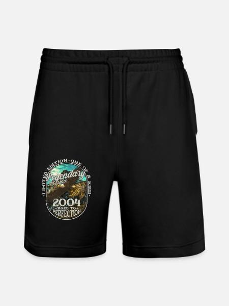 Legendary since 2004 - Stanley/Stella Trainer Unisex Organic Jogging Shorts - black