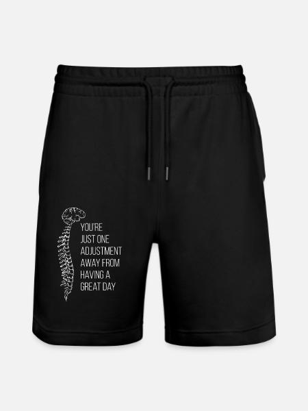 Physiotherapy Physiotherapist Chiropractic Chiro - Stanley/Stella Trainer Unisex Organic Jogging Shorts - black