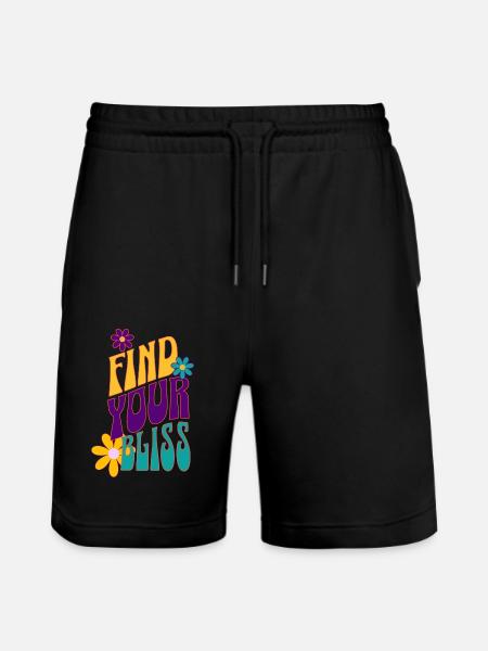 self love affirmation - Stanley/Stella Trainer Unisex Organic Jogging Shorts - black
