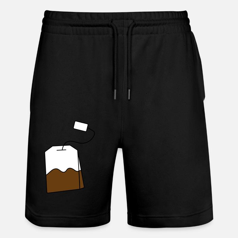 Sachet de thé - Short de jogging bio TRAINER Stanley/Stella unisexe - noir