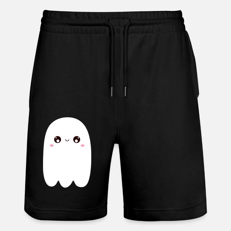 Fantôme Kawaii - Short de jogging bio TRAINER Stanley/Stella unisexe - noir