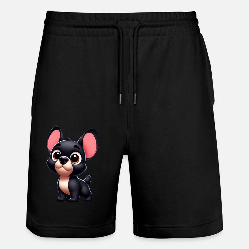 bouledogue français - Short de jogging bio TRAINER Stanley/Stella unisexe - noir