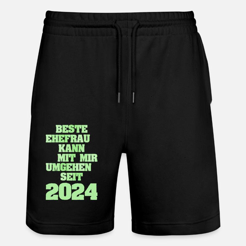 2024 - Short de jogging bio TRAINER Stanley/Stella unisexe - noir