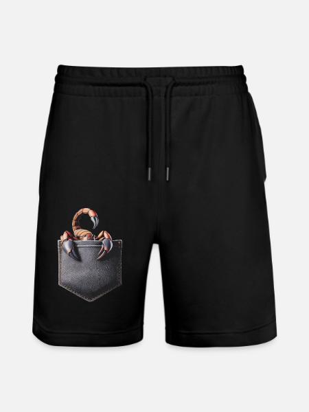 Skorpion - Stanley/Stella Unisex Bio Joggingshorts Trainer - Schwarz