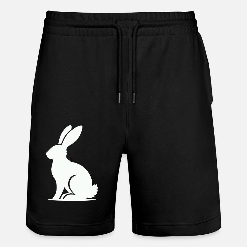 lièvre - Short de jogging bio TRAINER Stanley/Stella unisexe - noir