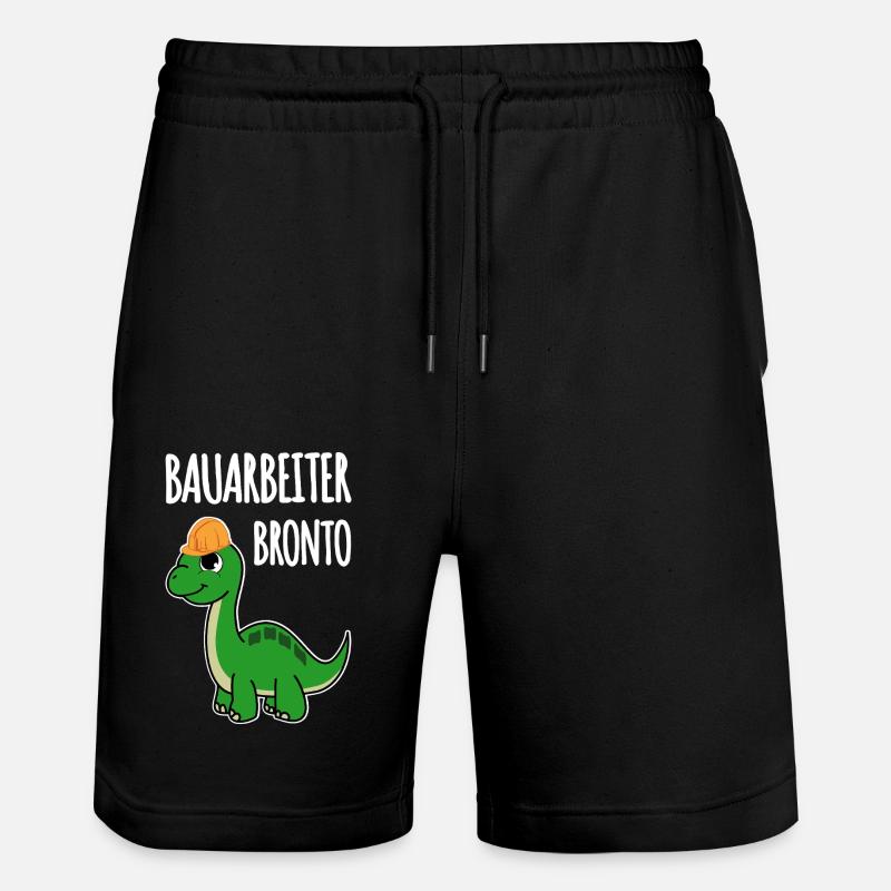 Bauarbeiter Bronto - Stanley/Stella Unisex Bio Joggingshorts Trainer  - Schwarz