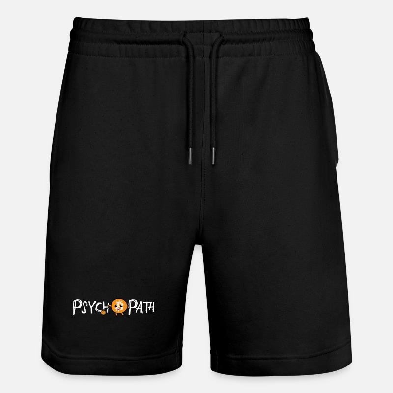 Bitcoin Psychopath - Stanley/Stella Trainer Unisex Organic Jogging Shorts - black