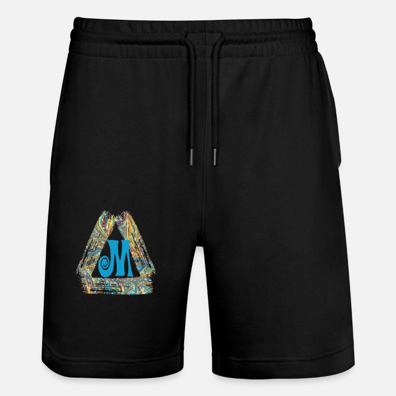 e 201 m - Stanley/Stella Unisex Bio Joggingshorts Trainer  - Schwarz