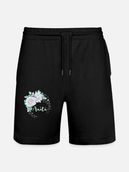 For Anita - Stanley/Stella Trainer Unisex Organic Jogging Shorts - black