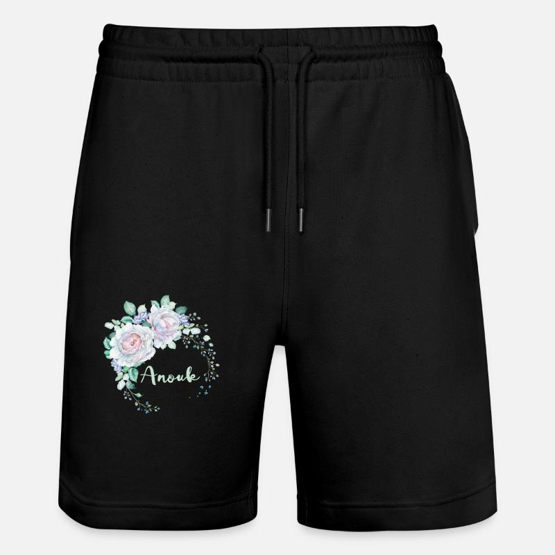 For Anouk - Stanley/Stella Trainer Unisex Organic Jogging Shorts - black