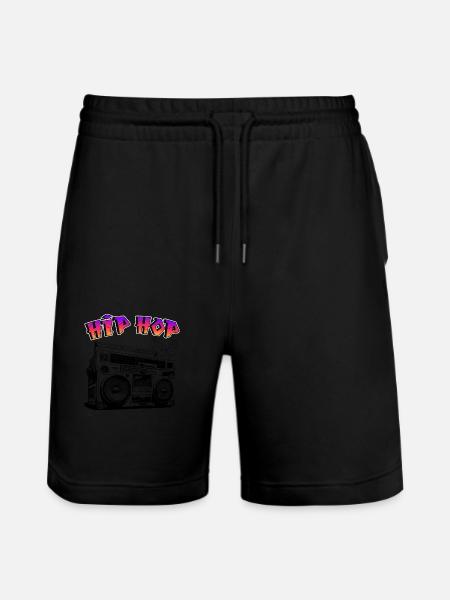 Hip Hop Dance - Musica Hip Hop - Pantaloncini da jogger ecologici unisex Trainer di Stanley/Stella - nero