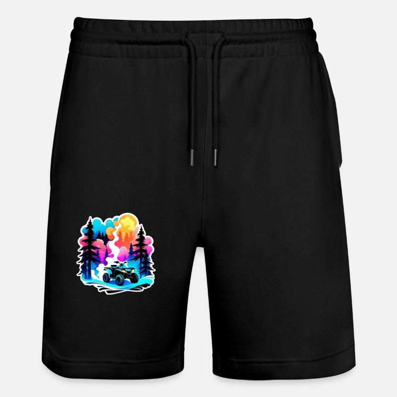 quad et tout terrain - Short de jogging bio TRAINER Stanley/Stella unisexe - noir