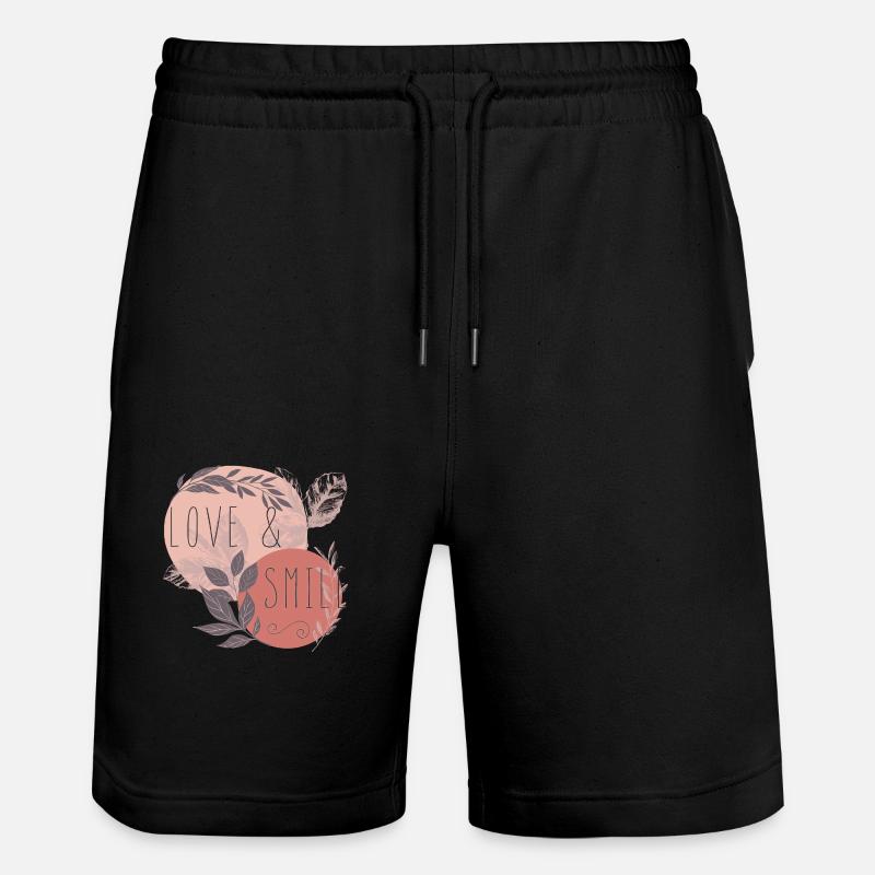 Amour et sourire - Short de jogging bio TRAINER Stanley/Stella unisexe - noir