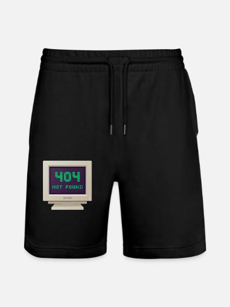 CRT Design - 404 Not found - Stanley/Stella Trainer Unisex Organic Jogging Shorts - black