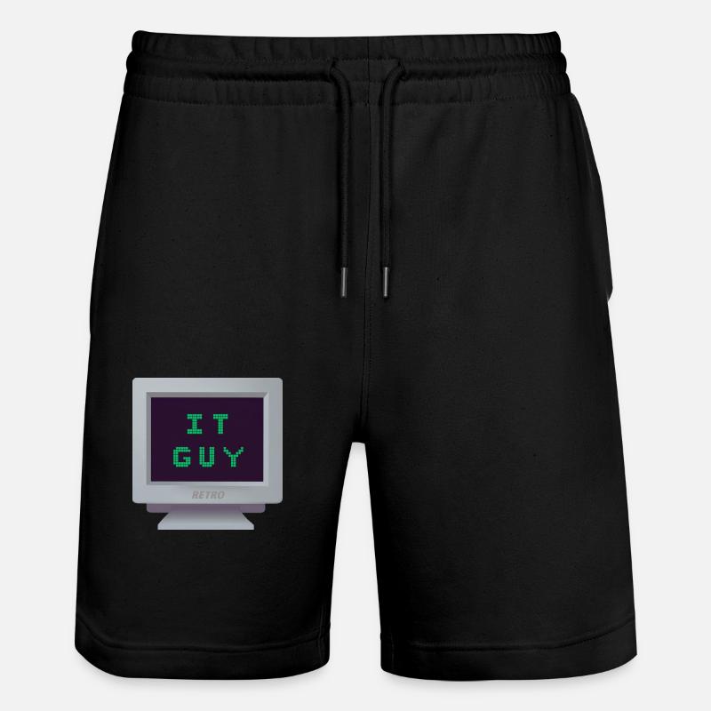 CRT - Informatik - Stanley/Stella Unisex Bio Joggingshorts Trainer  - Schwarz
