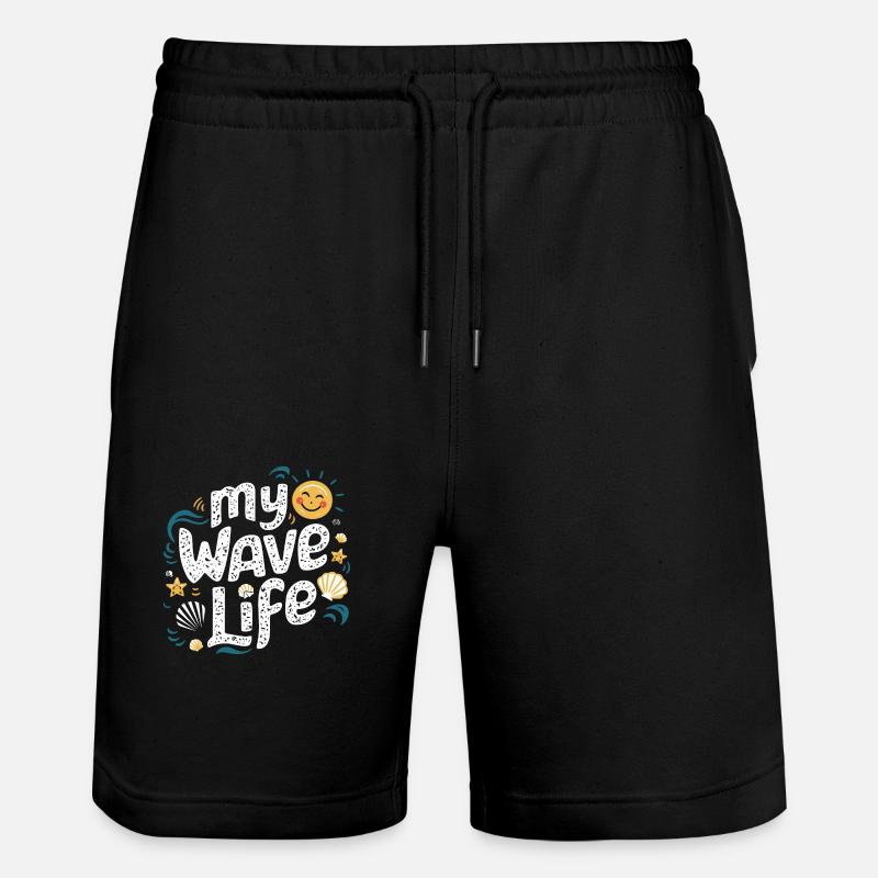My wave life - Short de jogging bio TRAINER Stanley/Stella unisexe - noir
