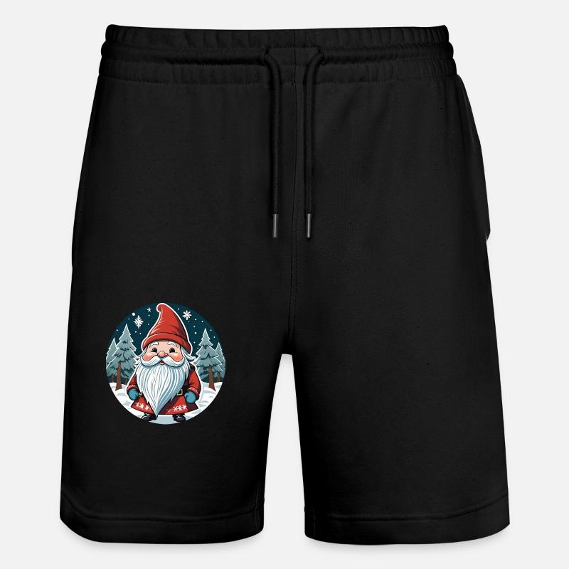 Gnomin de Noël - Short de jogging bio TRAINER Stanley/Stella unisexe - noir
