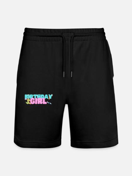 Dinosaure Anniversaire Garçon - Short de jogging bio TRAINER Stanley/Stella unisexe - noir