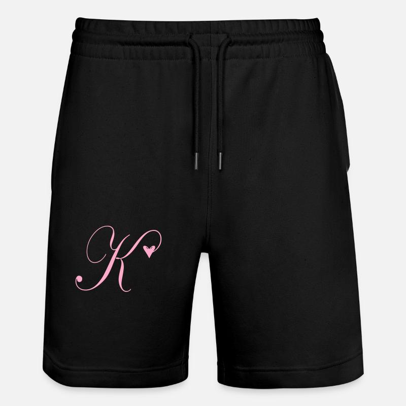 Monogramme K Vigne Coeur - Short de jogging bio TRAINER Stanley/Stella unisexe - noir
