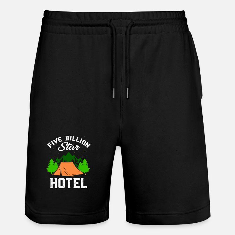 Camping Camping Campen Zelten Cadeau - Short de jogging bio TRAINER Stanley/Stella unisexe - noir