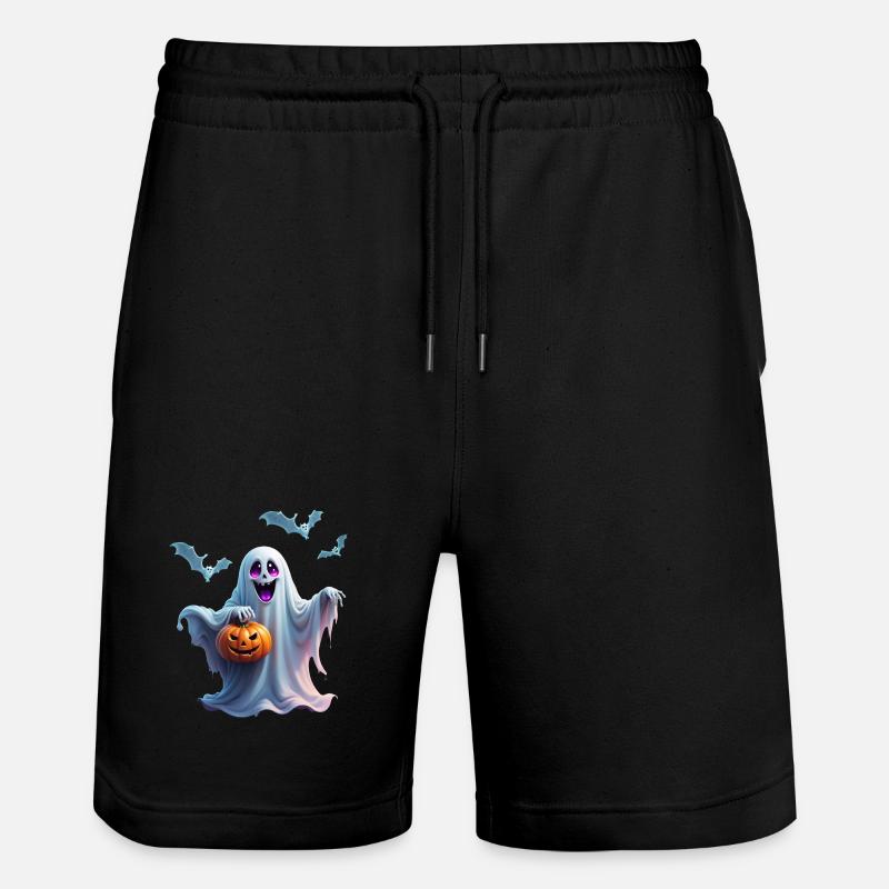 Le charmant design d’Halloween transmet. - Short de jogging bio TRAINER Stanley/Stella unisexe - noir