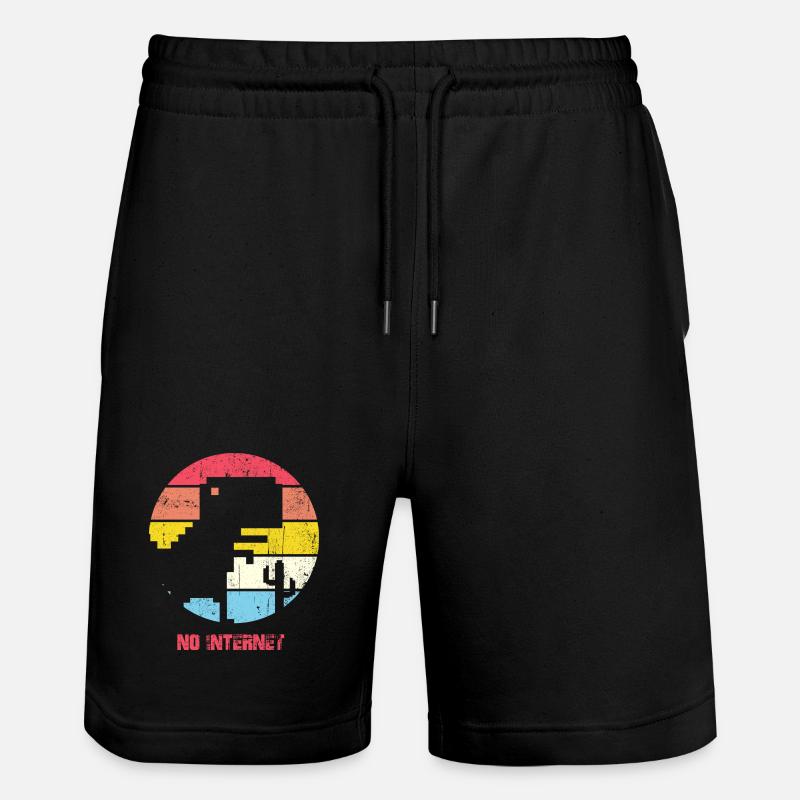 Pas d’Internet Sunset City Silhouette - Short de jogging bio TRAINER Stanley/Stella unisexe - noir