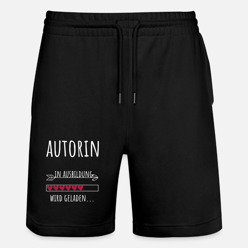 Écriture créative Étudiant Profession Auteur - Short de jogging bio TRAINER Stanley/Stella unisexe - noir