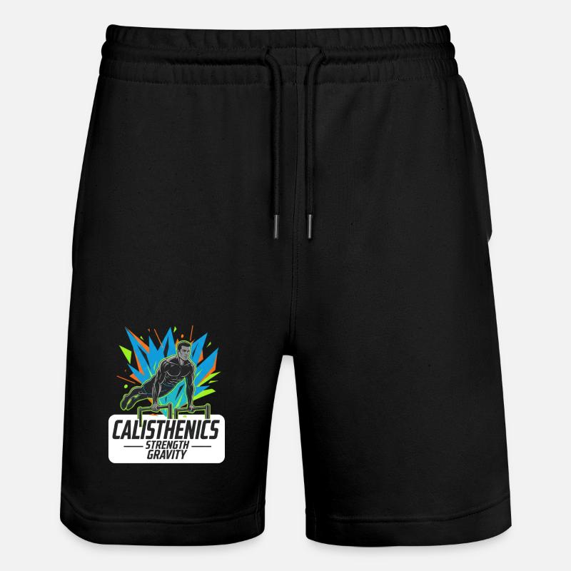 Résistance en calistnique - Short de jogging bio TRAINER Stanley/Stella unisexe - noir