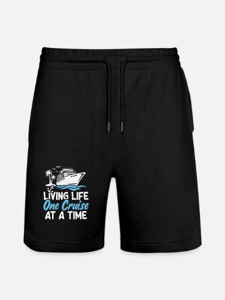 Cruise Ship Summer Vacation Trip - Stanley/Stella Trainer Unisex Organic Jogging Shorts - black
