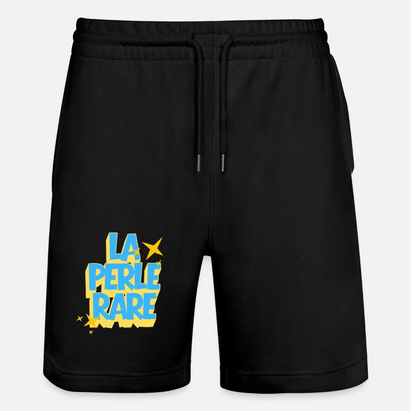 La Perle Rare, Citation Positive - Short de jogging bio TRAINER Stanley/Stella unisexe - noir