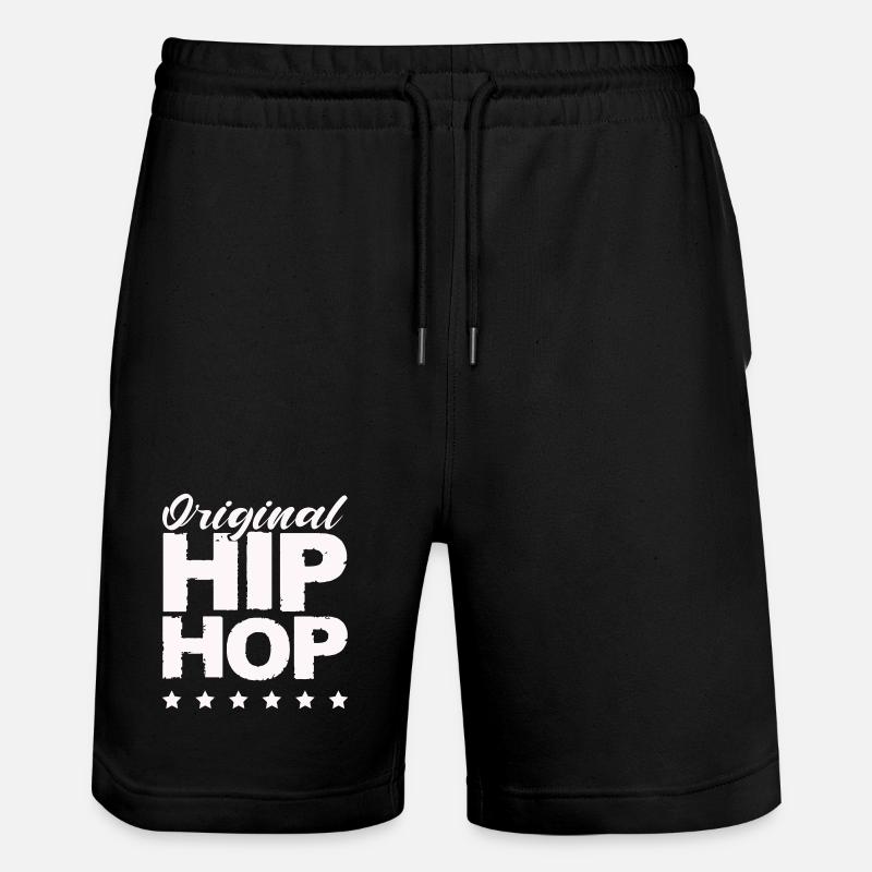 Style hip-hop original - Short de jogging bio TRAINER Stanley/Stella unisexe - noir