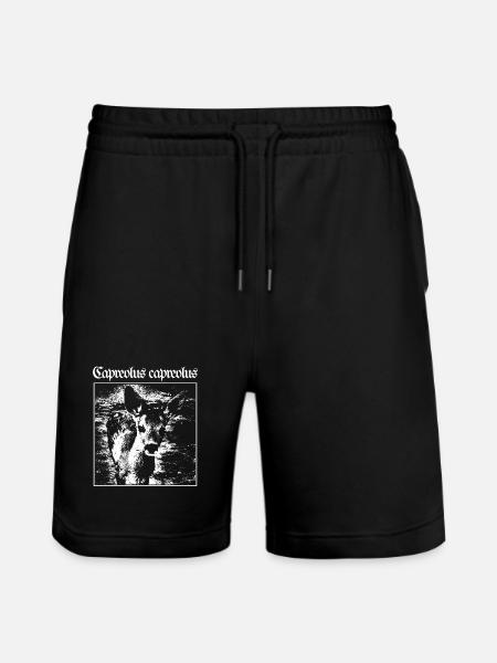 Capreolus capreolus - Stanley/Stella Trainer Unisex Organic Jogging Shorts - black