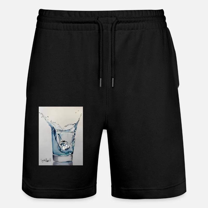 2be4415fde3ce22091b975a171ae9995 2 - Stanley/Stella Unisex Bio Joggingshorts Trainer  - Schwarz