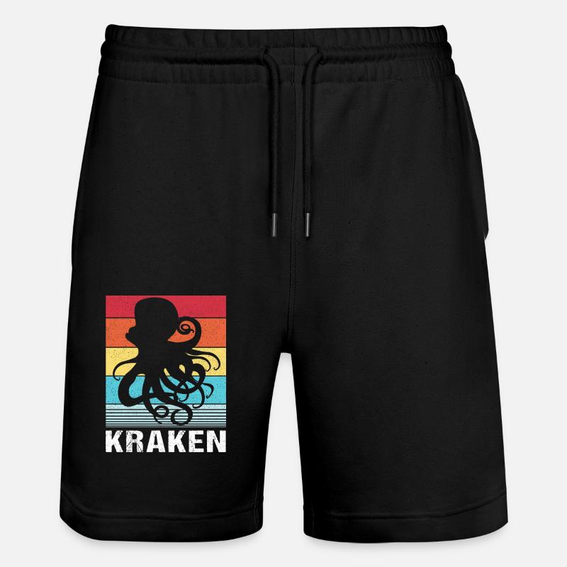 Pieuvre Pieuvre Pieuvre Pieuvre Pieuvre - Short de jogging bio TRAINER Stanley/Stella unisexe - noir