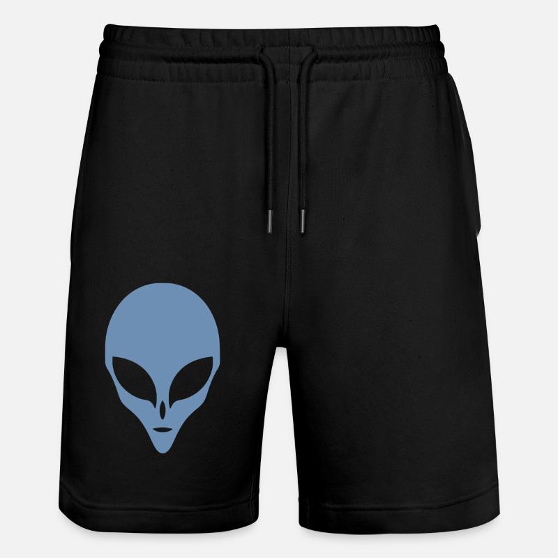 Alien Silhouette Head Face - Short de jogging bio TRAINER Stanley/Stella unisexe - noir