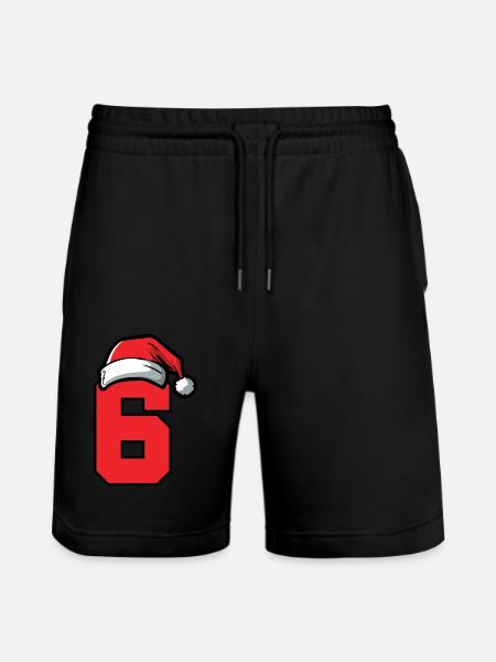6 Numéro de Noël - Short de jogging bio TRAINER Stanley/Stella unisexe - noir