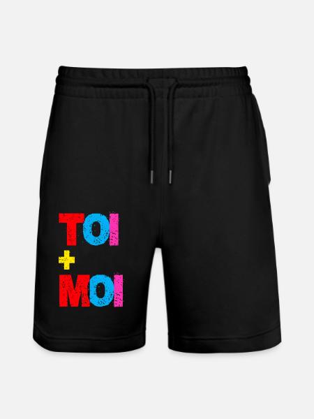 TOI + MOI - Short de jogging bio TRAINER Stanley/Stella unisexe - noir