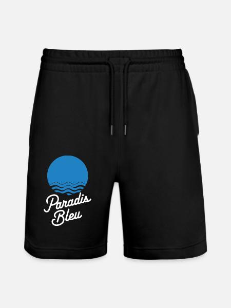 Paradis bleu - Short de jogging bio TRAINER Stanley/Stella unisexe - noir