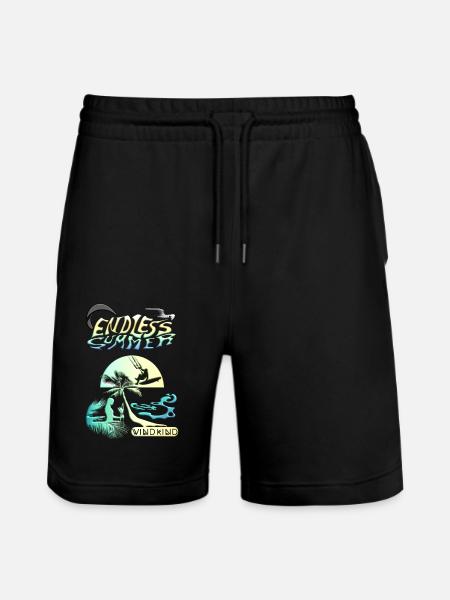 Endless Summer - Stanley/Stella Trainer Unisex Organic Jogging Shorts - black
