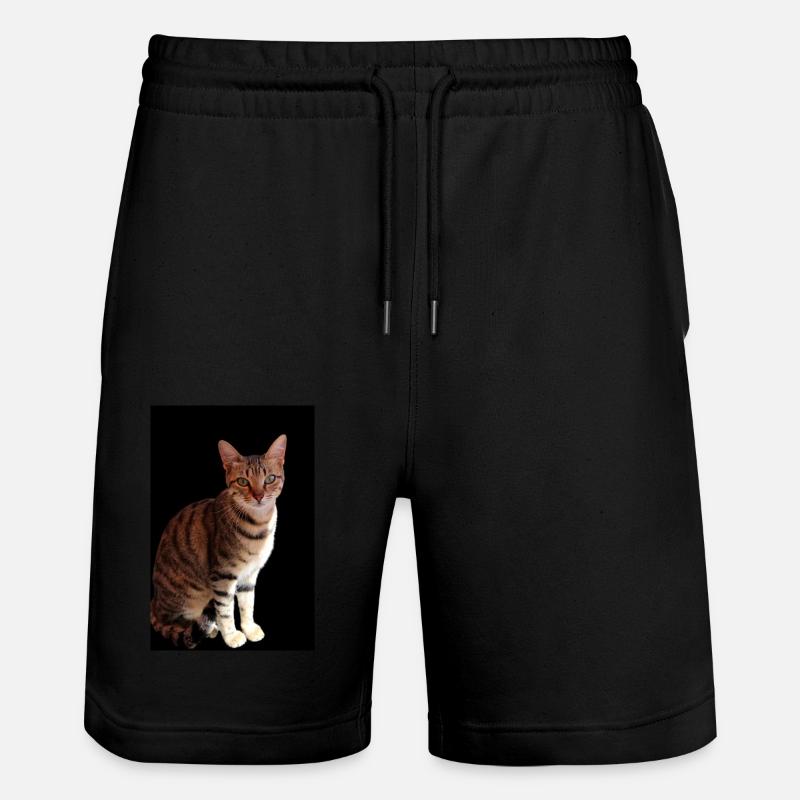 Chat chat chaton doux - Short de jogging bio TRAINER Stanley/Stella unisexe - noir