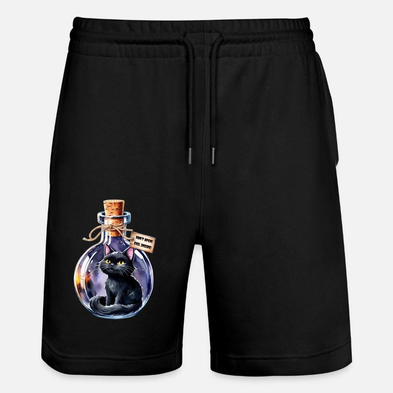 chat magique - Short de jogging bio TRAINER Stanley/Stella unisexe - noir