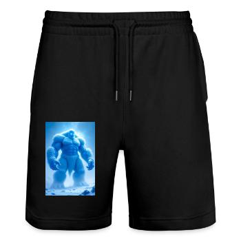 Jötunn Uralte Riesen gegen Götter im nordischen Mythos - Stanley/Stella Unisex Bio Joggingshorts Trainer  - Schwarz - Vorne - Nik (191cm) & Marisol (170cm)