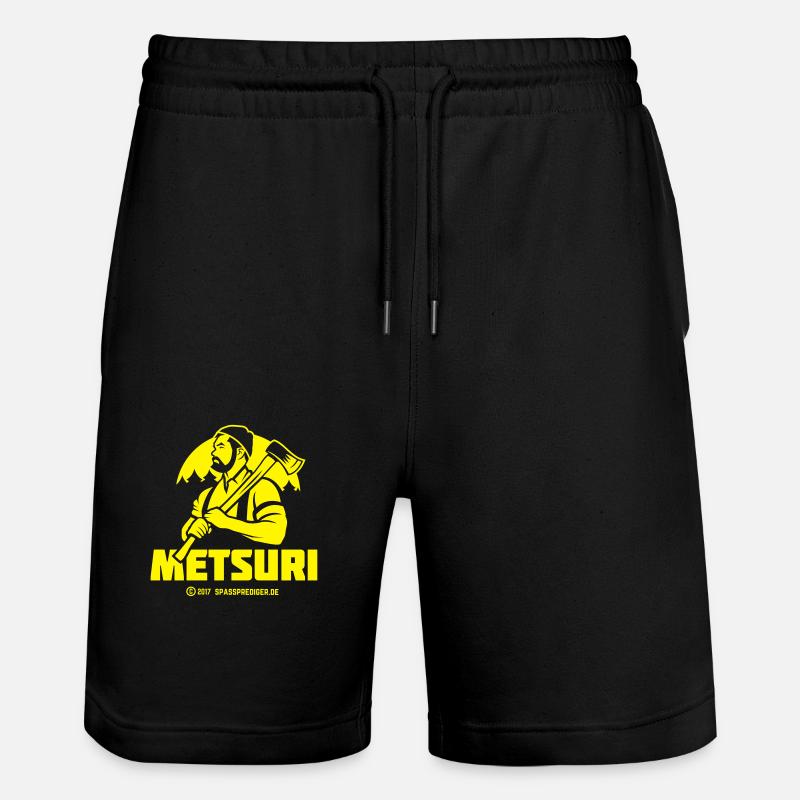 Bûcheron - Short de jogging bio TRAINER Stanley/Stella unisexe - noir