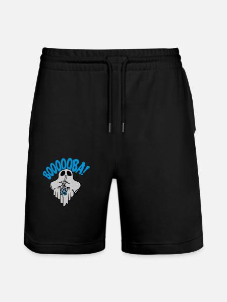 Booba Bubble Tea Spirit - Stanley/Stella Trainer Unisex Organic Jogging Shorts - black