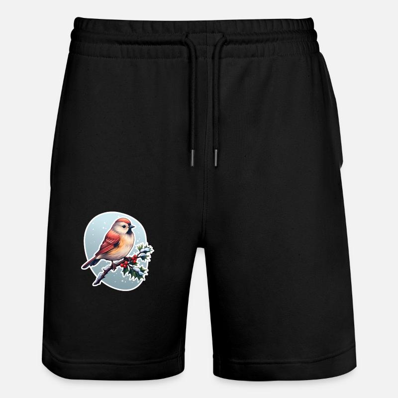 Oiseau d’hiver - Short de jogging bio TRAINER Stanley/Stella unisexe - noir