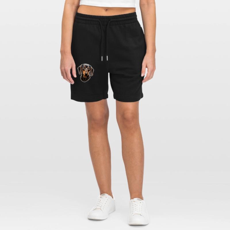 Dackel oder Dachshund Stanley/Stella Unisex Bio Joggingshorts Trainer 