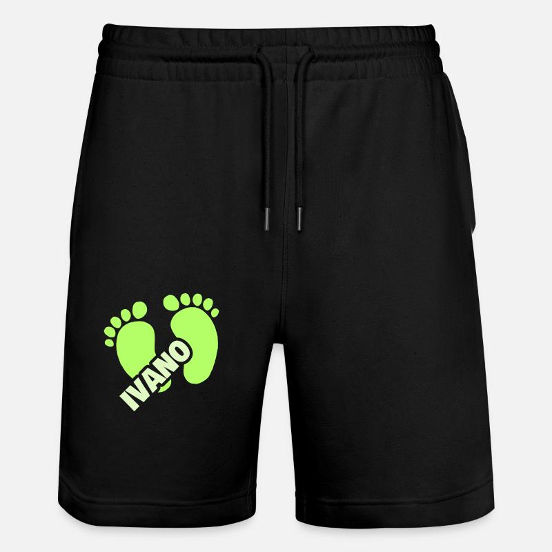 Ivano comme naissance - Short de jogging bio TRAINER Stanley/Stella unisexe - noir